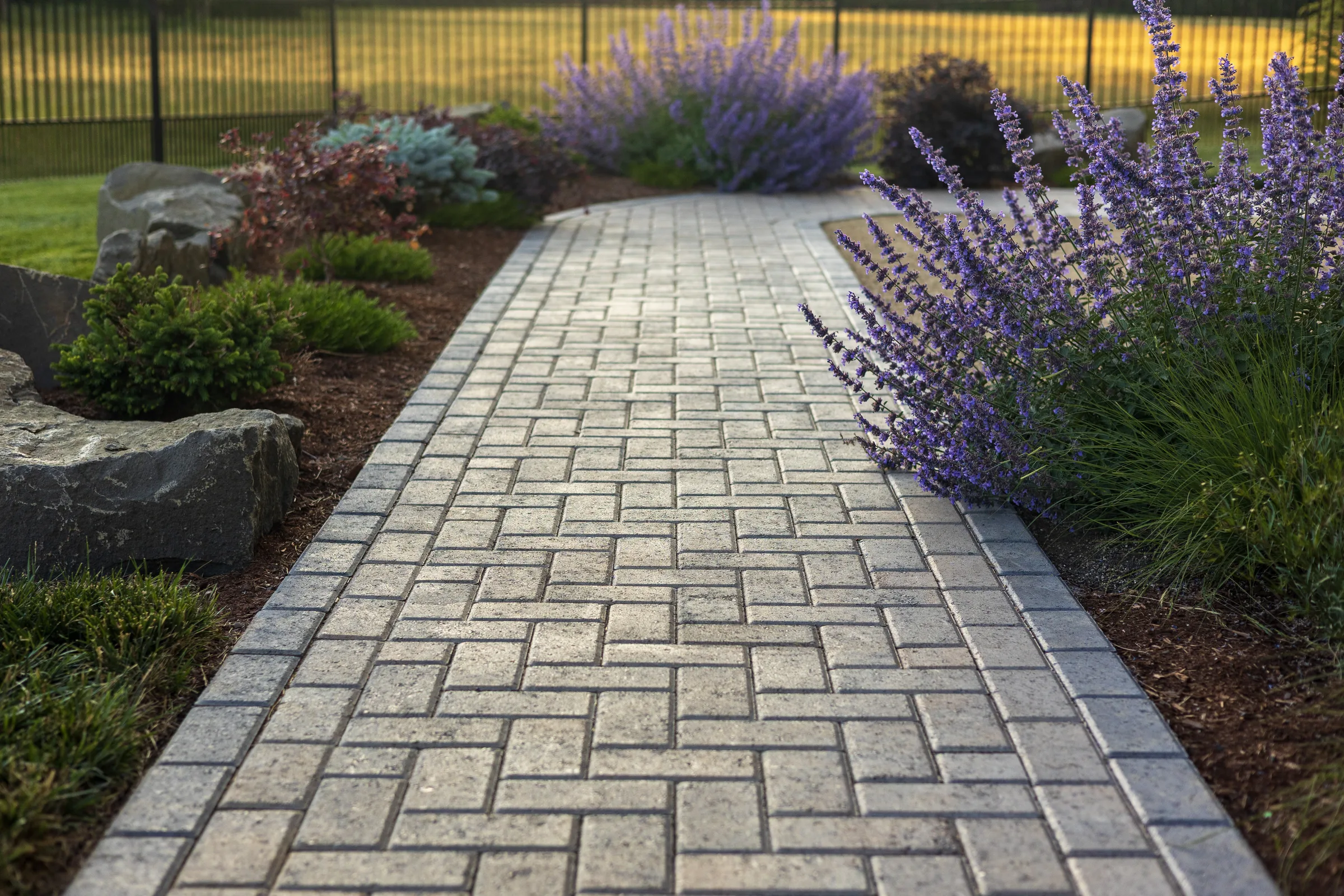 PATH DETAIL · INTERLOCKED PAVER · LAVENDAR